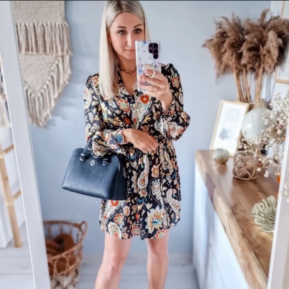 Zara Printed Short Dress